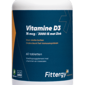 Vitamine D3 75 mcg met Zink - 60 tabletten