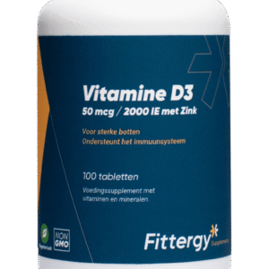 Vitamine D3 50 mcg met zink - 100 tabletten