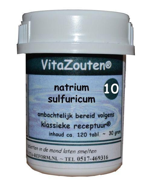 Vitazouten Natrium sulfuricum VitaZout nr. 10 120 Tabletten 1 Vitazouten Natrium sulfuricum VitaZout nr. 10 120 Tabletten
