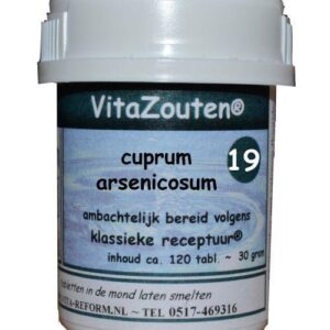 Vitazouten Cuprum arsenicosum VitaZout nr. 19 120 Tabletten
