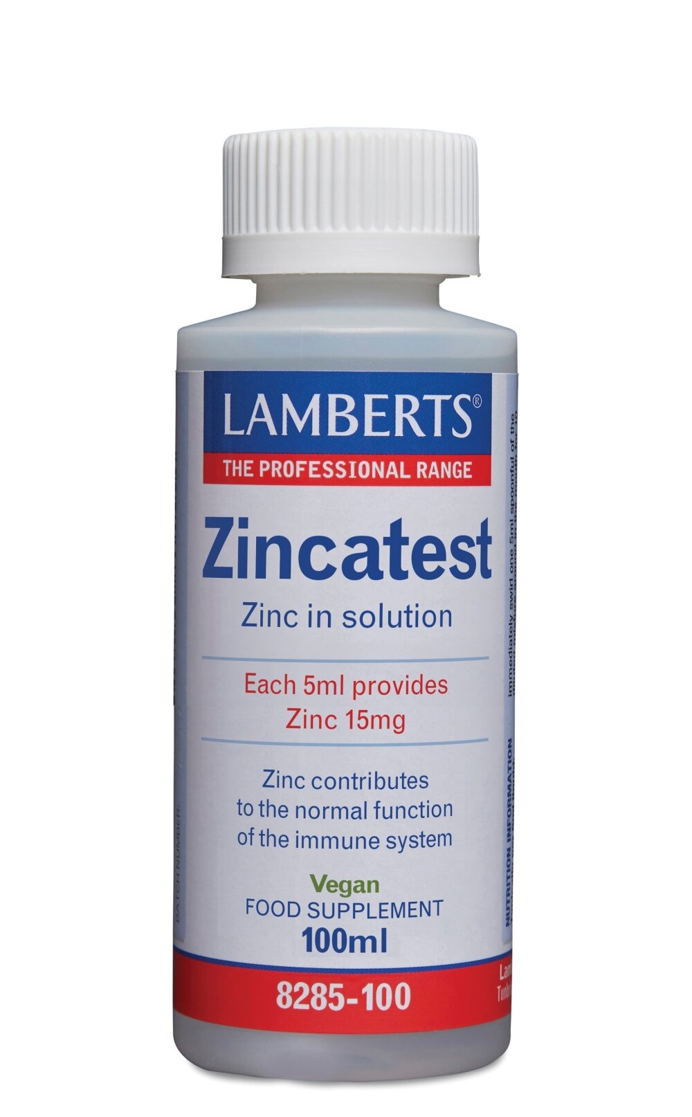 Lamberts Zincatest 100 Milliliter 1 Lamberts Zincatest 100 Milliliter