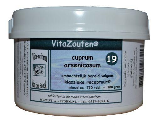 Vitazouten Cuprum arsenicosum VitaZout nr. 19 720 Tabletten 1 Vitazouten Cuprum arsenicosum VitaZout nr. 19 720 Tabletten