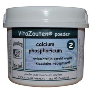 Vitazouten Calcium phosphoricum poeder nr. 02 60 Gram