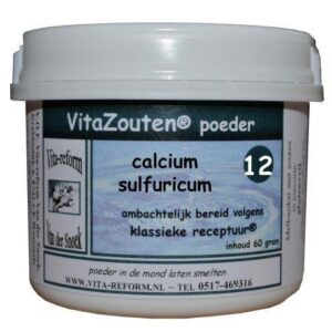 Vitazouten Calcium sulfuricum poeder nr. 12 60 Gram