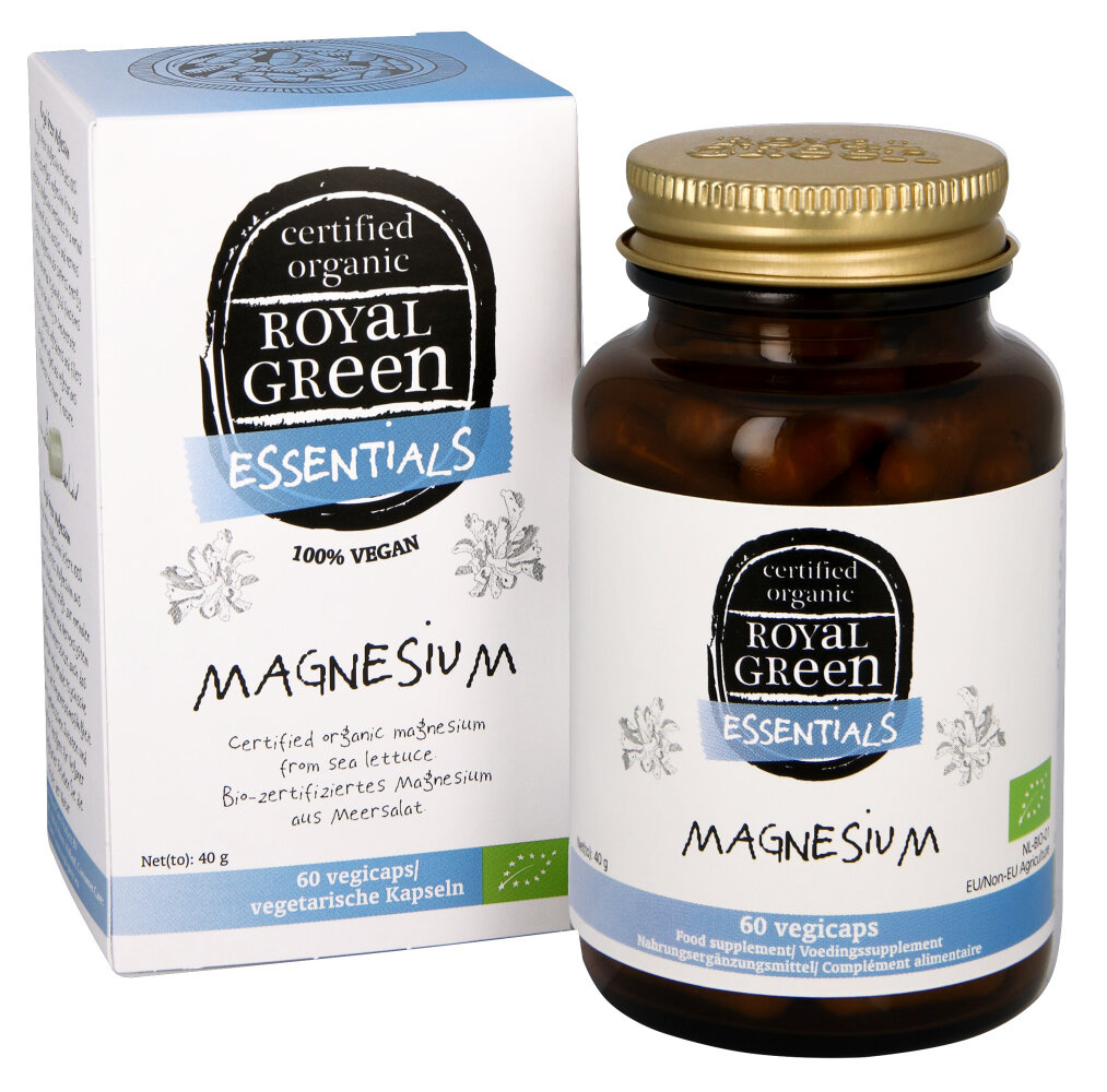Royal Green Magnesium bio 60 Vegetarische capsules 8 file 217