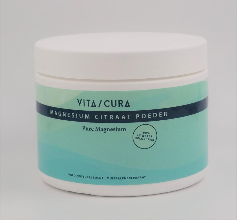 Vitacura Magnesium citraat poeder 200 Gram 1 Vitacura Magnesium citraat poeder 200 Gram
