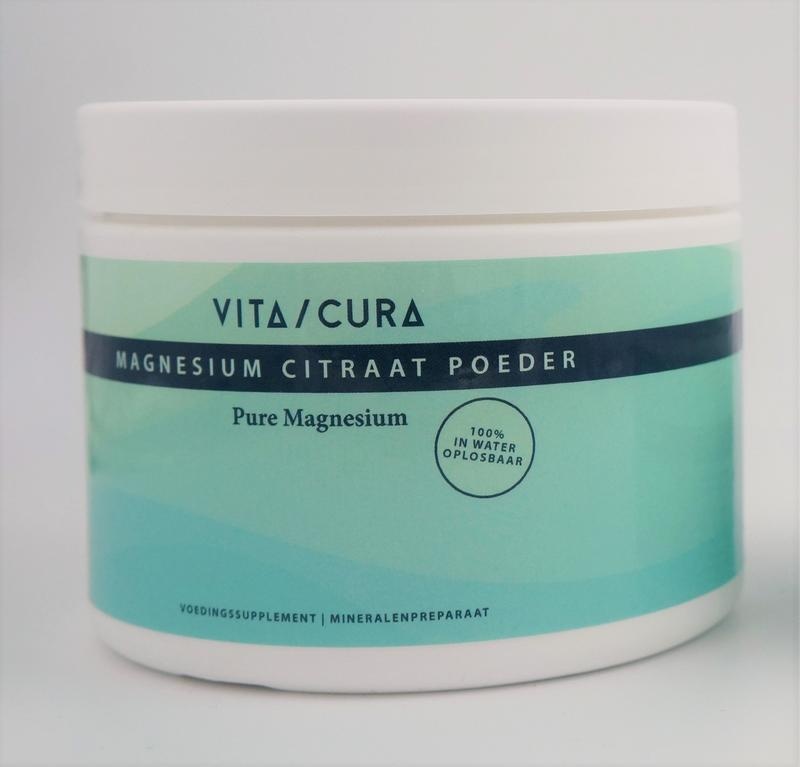 Vitacura Magnesium citraat poeder 400 Gram 1 Vitacura Magnesium citraat poeder 400 Gram