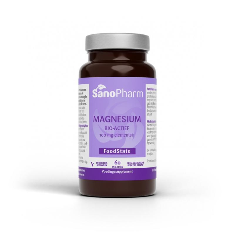 SanoPharm FoodState magnesium 100 mg 60 Tabletten 1 SanoPharm FoodState magnesium 100 mg 60 Tabletten
