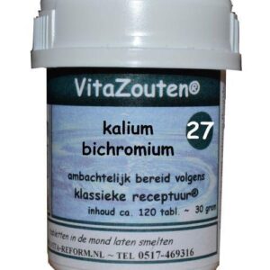 Vitazouten Kalium bichromicum VitaZout nr. 27 120 Tabletten