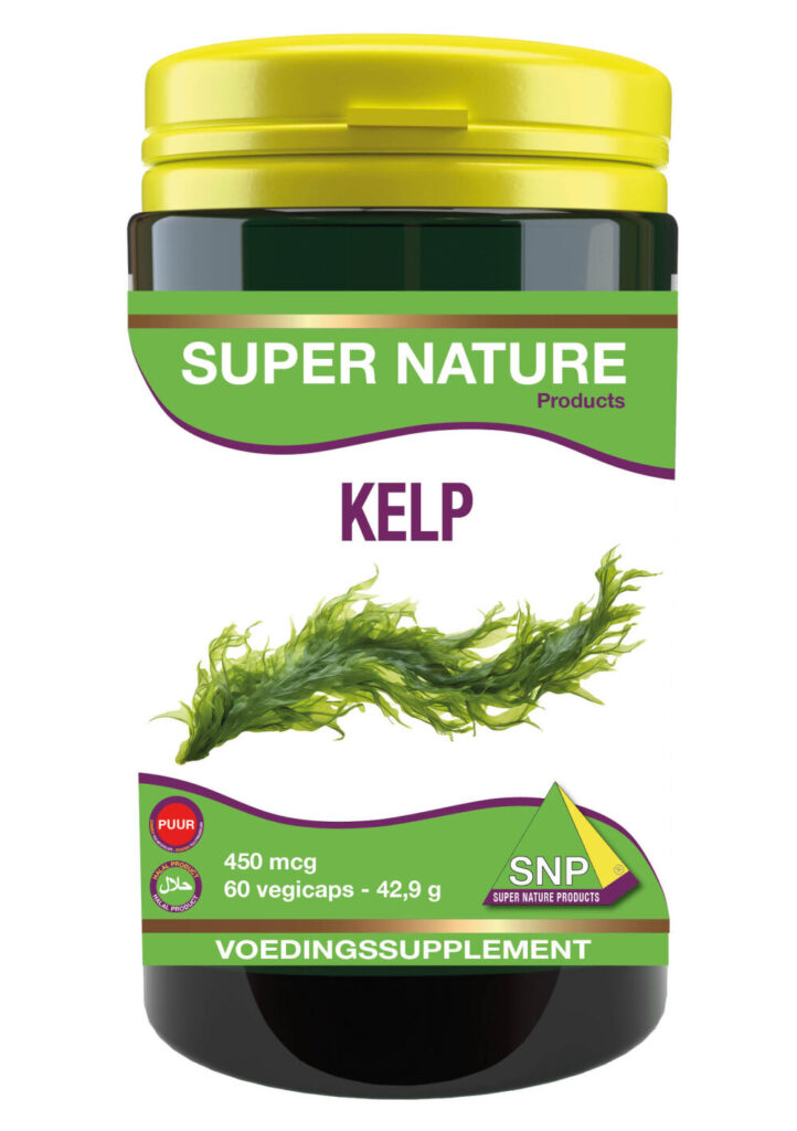 SNP Kelp jodium puur 450 mcg 60 Vegetarische capsules 5 file 250
