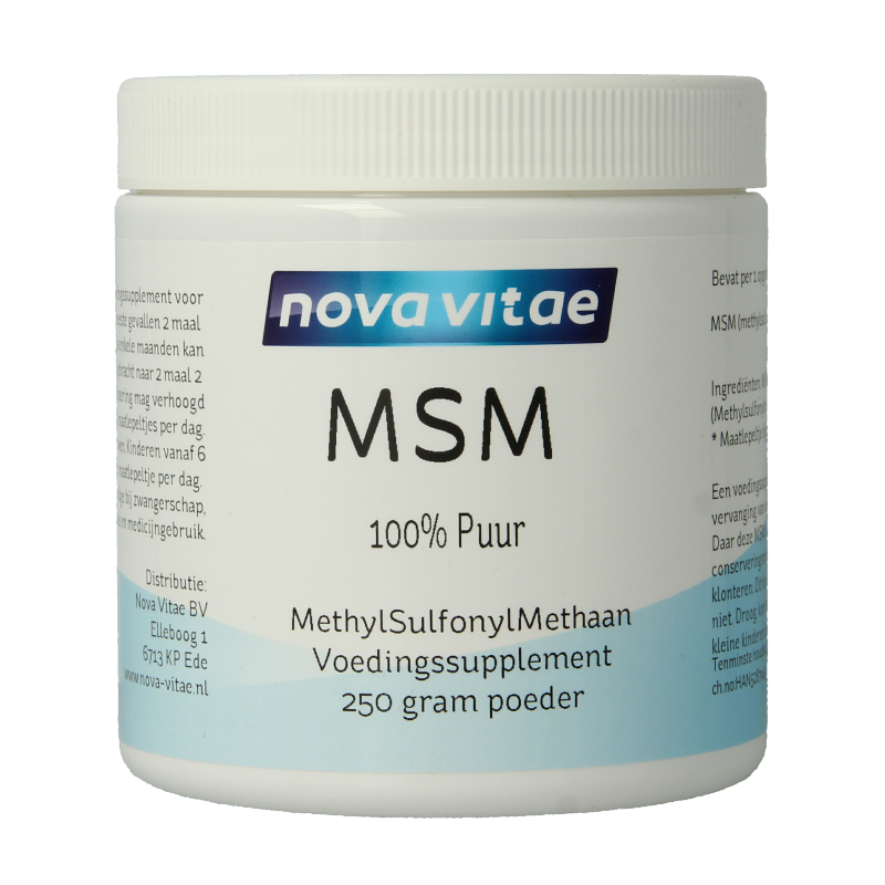 Nova Vitae MSM poeder 250 Gram 2 file 262