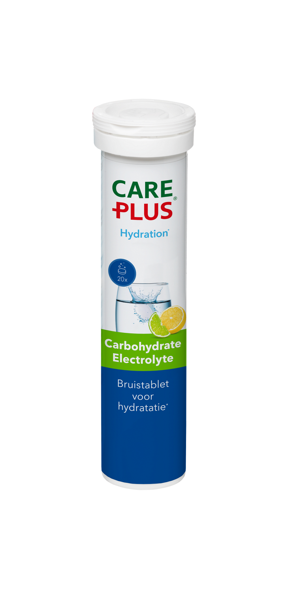 Care Plus Carbohydrate electrolyte lemon lime 20 Bruistabletten 1 Care Plus Carbohydrate electrolyte lemon lime 20 Bruistabletten