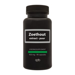 APB Holland Zoethout extract puur 450mg 90 Capsules