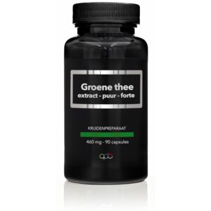 APB Holland Groene thee extract puur forte 460mg 90 Vegetarische capsules