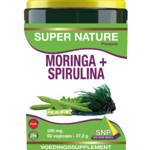 SNP Moringa & spirulina 500mg puur 60 Capsules
