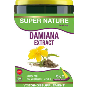 SNP Damiana extract 2500mg puur 60 Vegetarische capsules