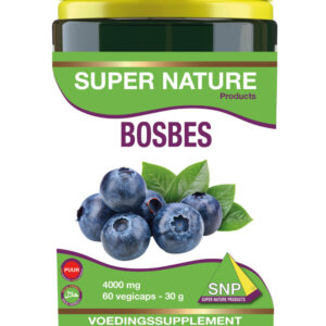 SNP Bosbes extra forte 4000 mg puur 60 Vegetarische capsules