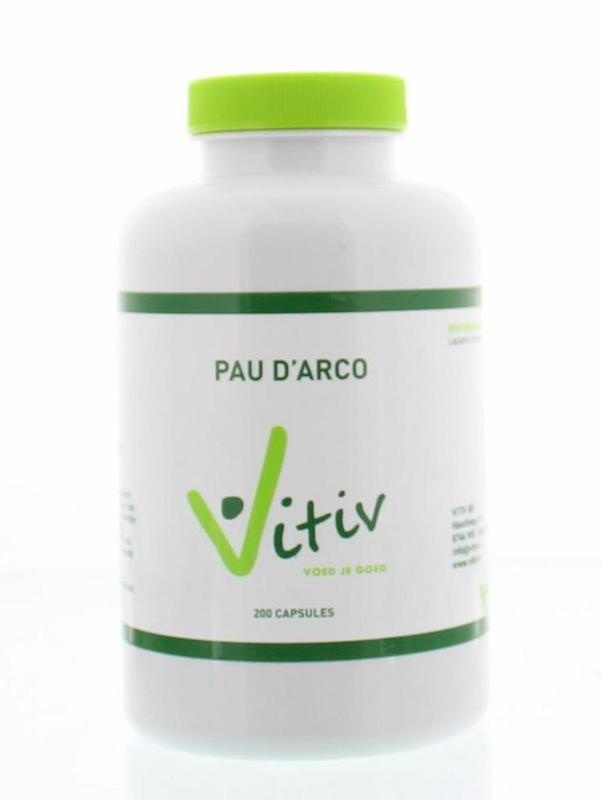 Vitiv Pau d'arco 200 Capsules 1 Vitiv Pau d'arco 200 Capsules