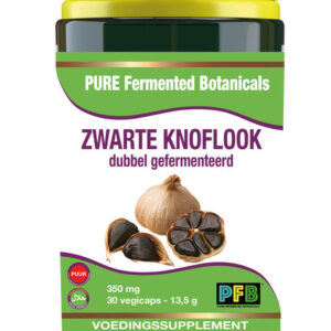 SNP Zwarte knoflook dubbel gefermenteerd 30 Vegetarische capsules