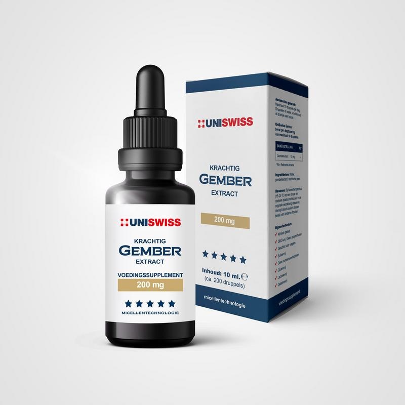 Uniswiss Gember 10 Milliliter 1 Uniswiss Gember 10 Milliliter