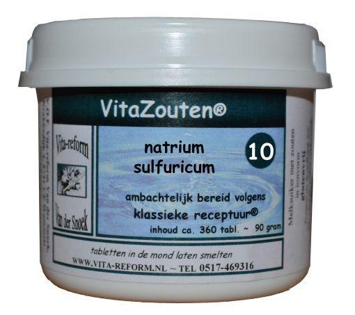 Vitazouten Natrium sulfuricum VitaZout nr. 10 360 Tabletten 1 Vitazouten Natrium sulfuricum VitaZout nr. 10 360 Tabletten