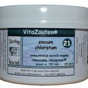 Vitazouten Zincum chloratum/mur. VitaZout nr.21 720 Tabletten