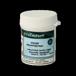 Vitazouten Zincum chloratum/mur. VitaZout nr.21 120 Tabletten
