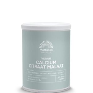 Mattisson Calcium citraat malaat poeder vegan 125 Gram