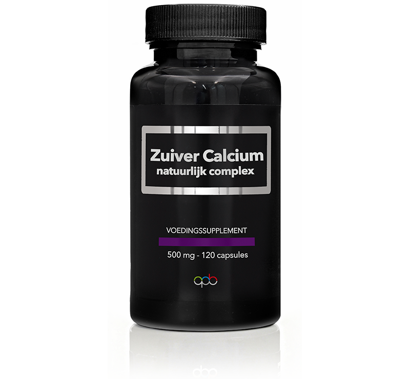 APB Holland Zuiver calcium natuurlijk complex 500mg 120 Capsules 1 APB Holland Zuiver calcium natuurlijk complex 500mg 120 Capsules