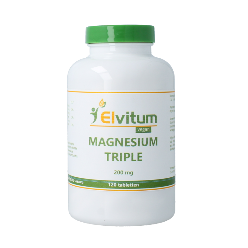 Elvitum Magnesium triple 200mg 120 Tabletten 1 Elvitum Magnesium triple 200mg 120 Tabletten