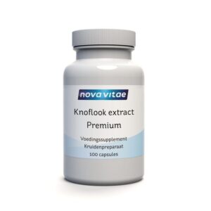 Nova Vitae Knoflook extract premium 100 Vegetarische capsules