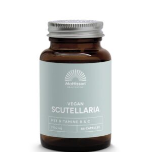Mattisson Scutellaria 2500mg met vit B C curcumine vegan 60 Vegetarische capsules