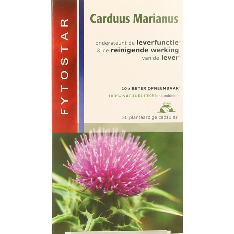 Fytostar Carduus marianus 30 Capsules 1 Fytostar Carduus marianus 30 Capsules