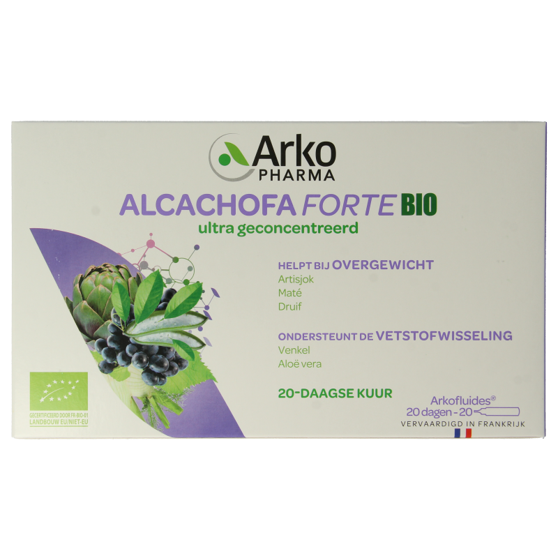 Arkofluids Alcachofa forte bio 20 Ampullen 1 Arkofluids Alcachofa forte bio 20 Ampullen