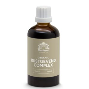 Mattisson Organic rustgevend relax complex tinctuur bio 100 Milliliter