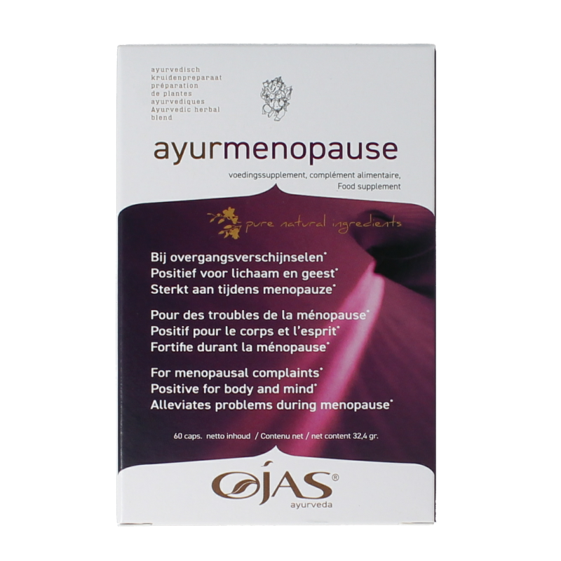 Ojas Ayurmenopause 60 Vegetarische capsules 1 Ojas Ayurmenopause 60 Vegetarische capsules