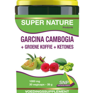 SNP Garcinia + groene koffie + ketones 30 Vegetarische capsules