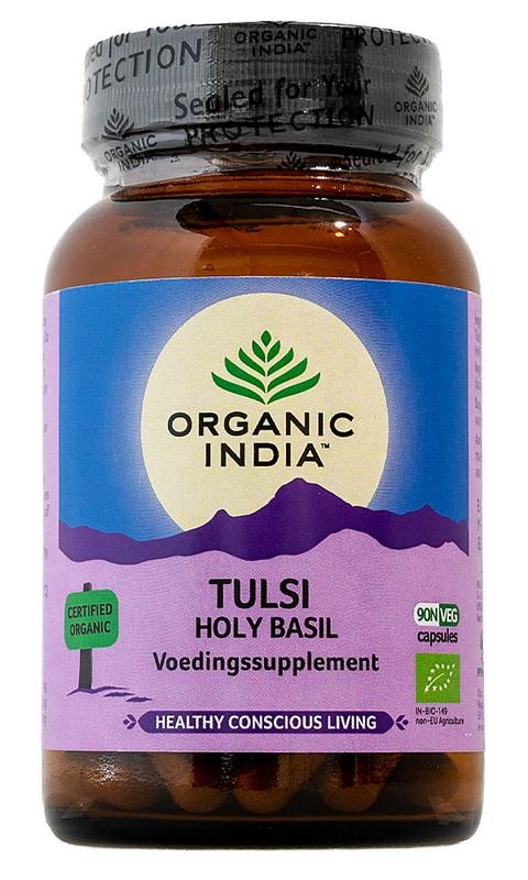 Organic India Tulsi - holy basil bio 90 Vegetarische capsules 1 Organic India Tulsi - holy basil bio 90 Vegetarische capsules