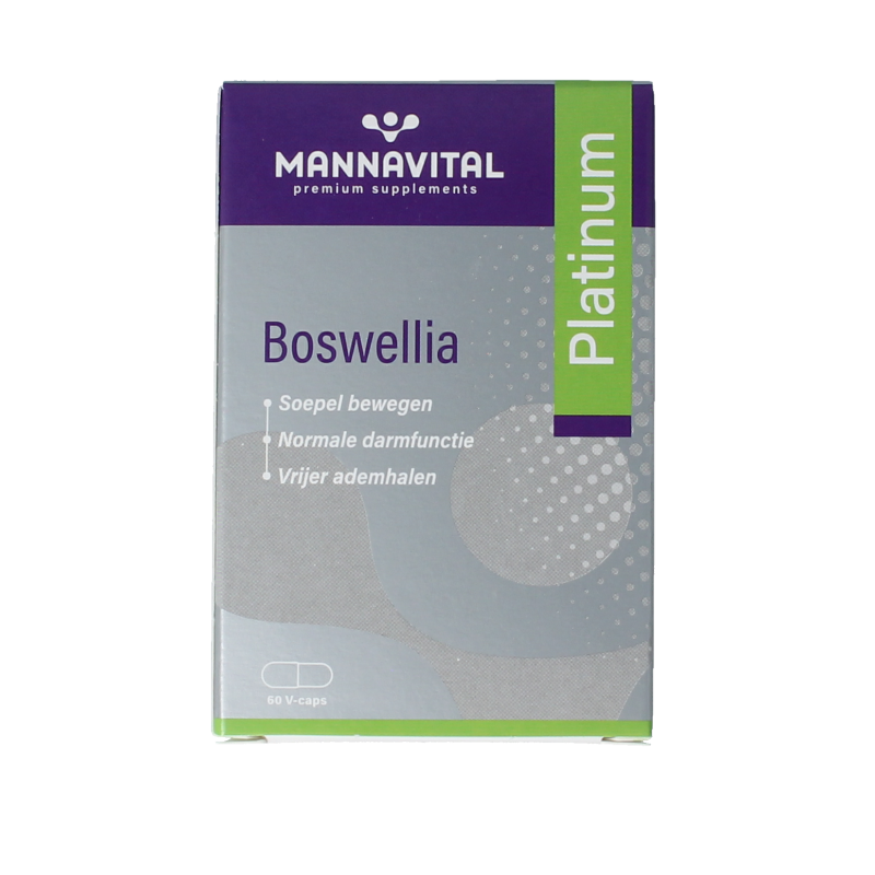 Mannavital Boswellia platinum 60 Vegetarische capsules 9 file 647