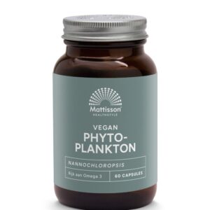 Mattisson Vegan phytoplankton nannochloropsis 60 Vegetarische capsules