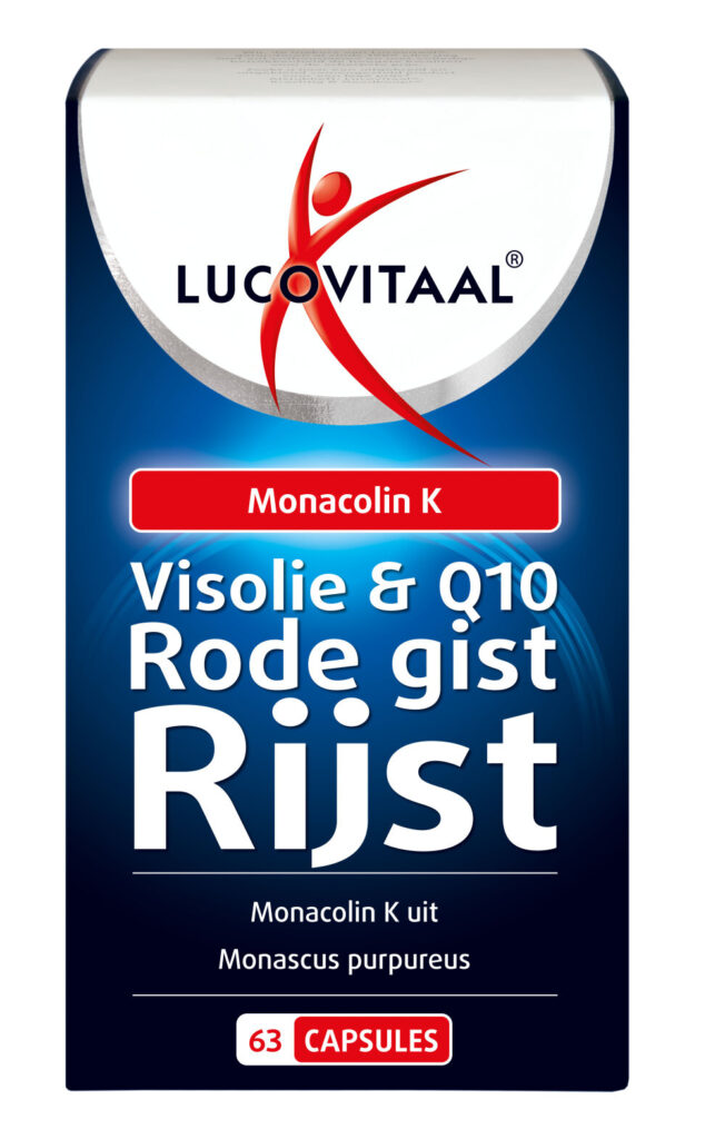 Lucovitaal Rode gist rijst + visolie & Q10 63 Capsules 6 file 679