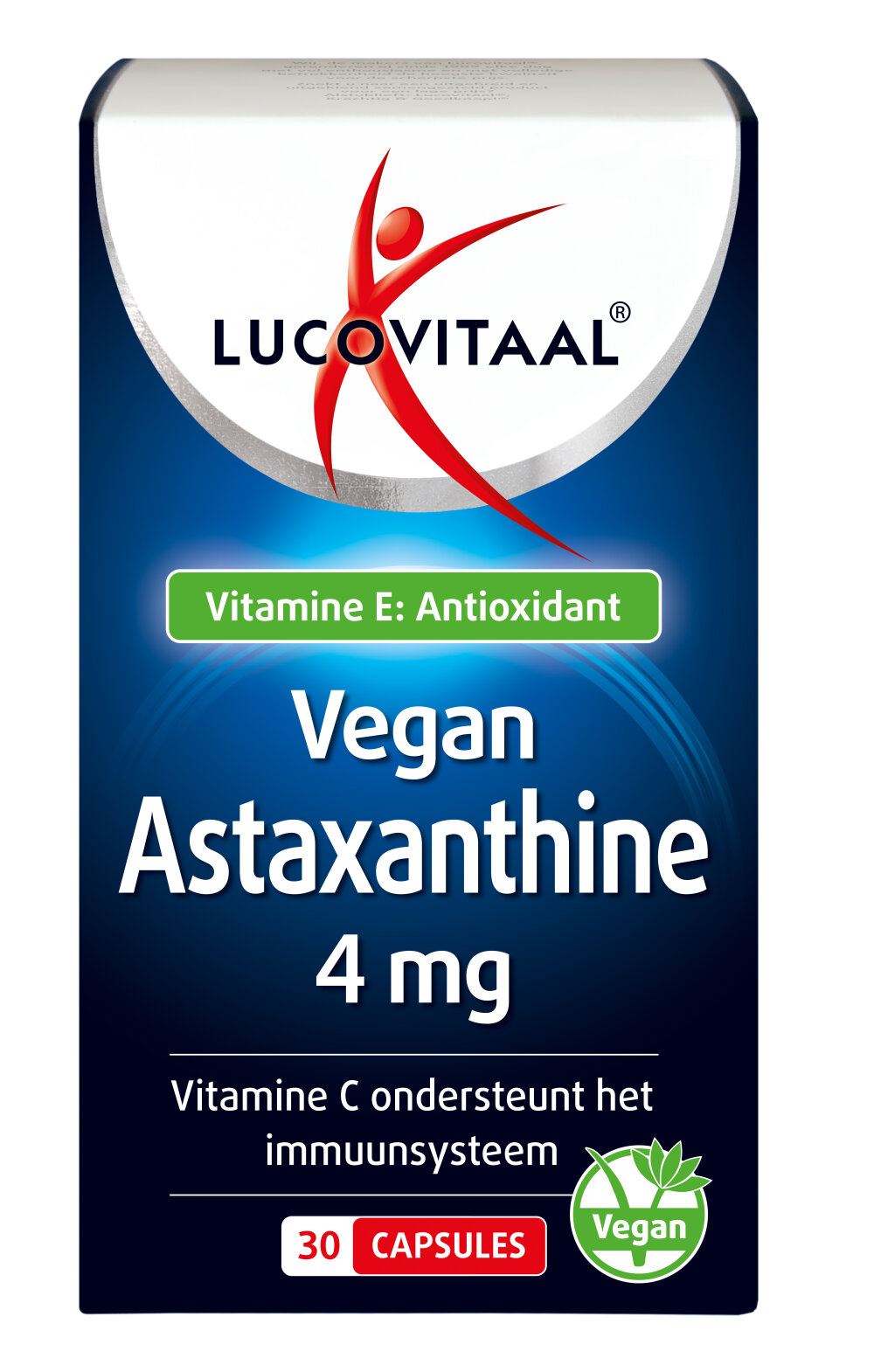 Lucovitaal Astaxanthine 4mg vegan 30 Capsules 1 Lucovitaal Astaxanthine 4mg vegan 30 Capsules