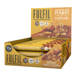 Fulfill Vitamin & Protein Bars - 15 repen - Choco Peanut & Caramel