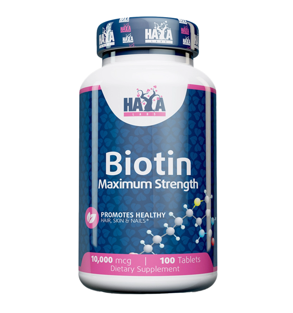 haya labs biotin 10000mcg 100tabl