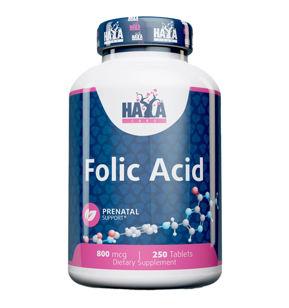 haya labs folic acid 250tabl