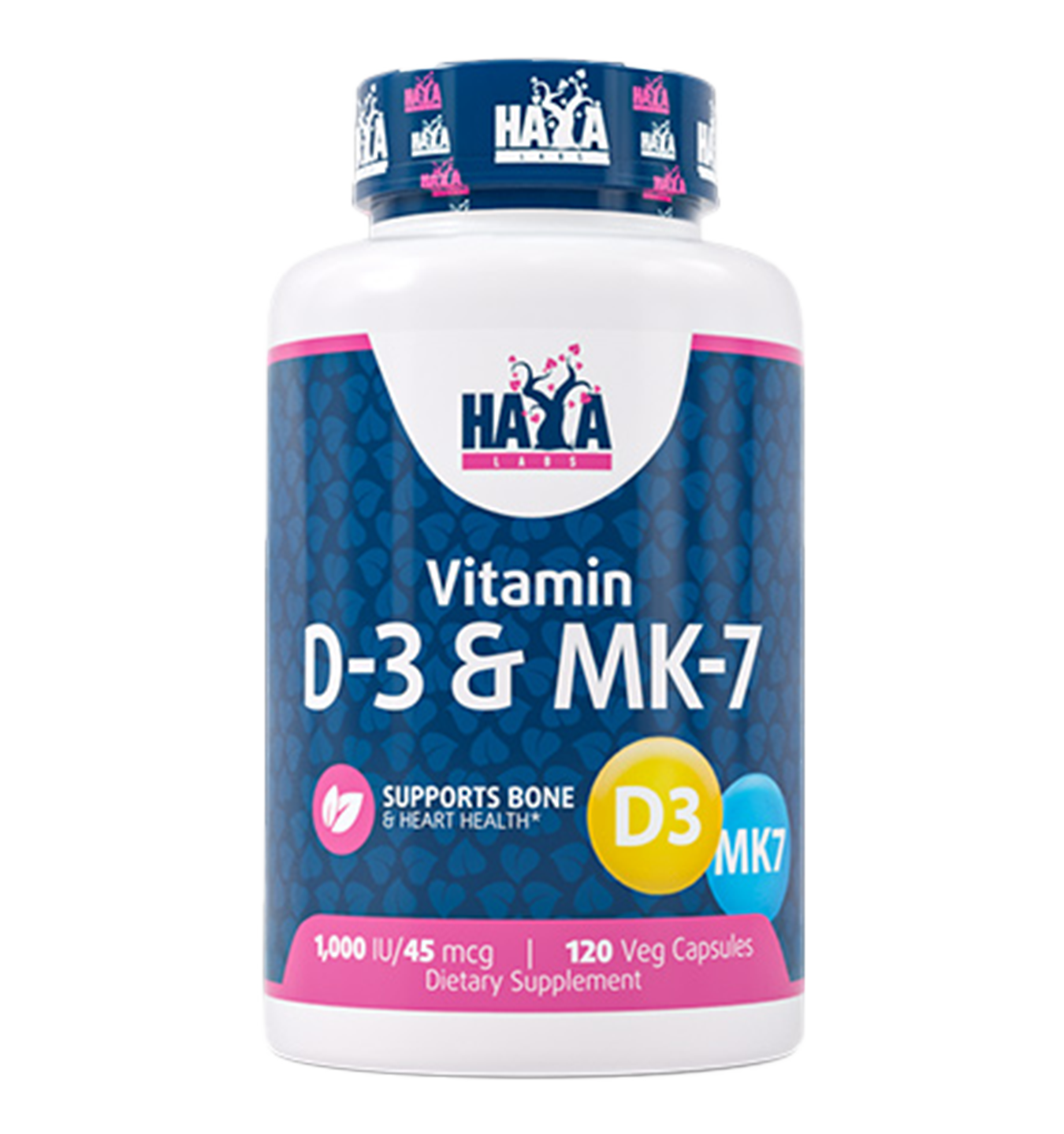 Vitamin D-3 1000 IU & MK-7 - Attribuut Inhoud/Smaak - 120 caps 1 Vitamin D-3 1000 IU & MK-7 - Attribuut Inhoud/Smaak - 120 caps