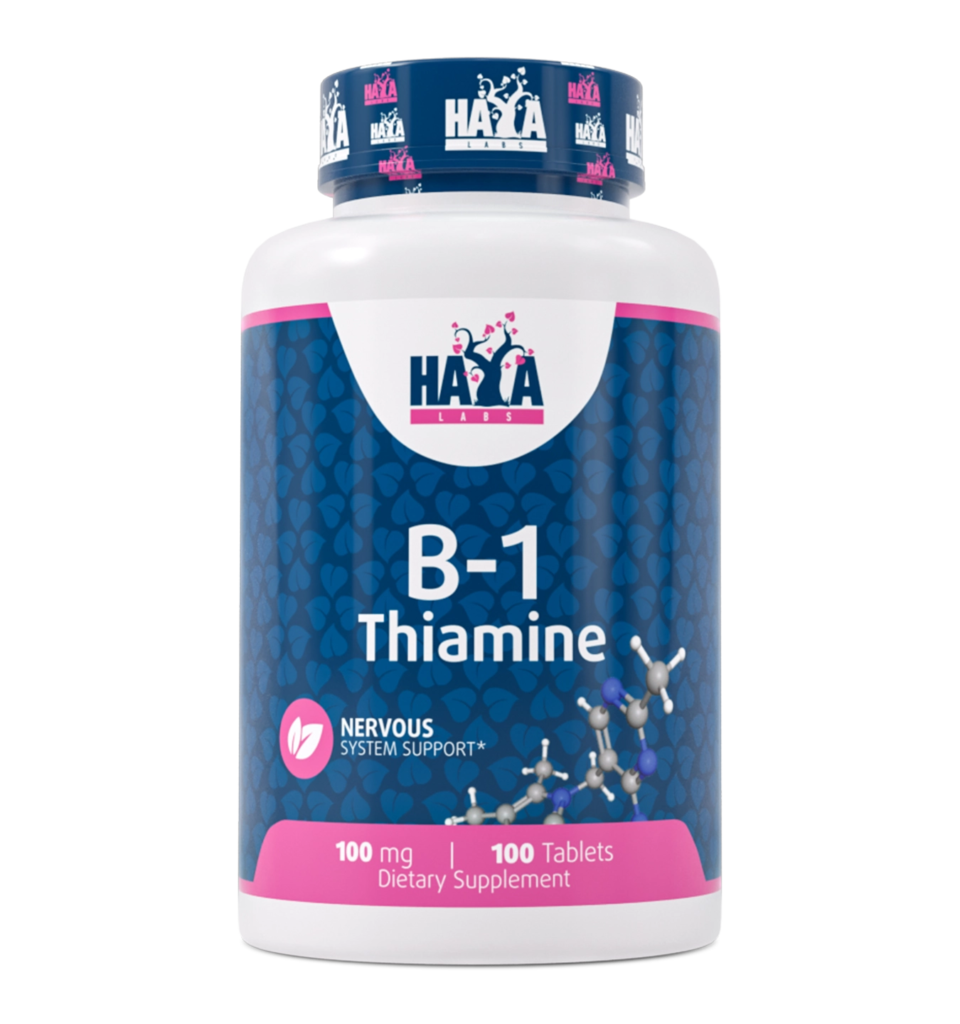 haya labs vitamin b 1 100mg 100tabl