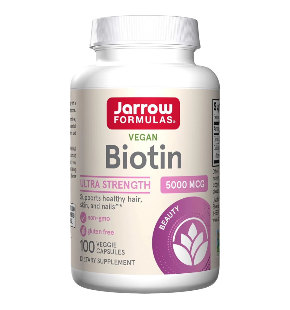 jarrow formulas biotin 5000mcg 100caps