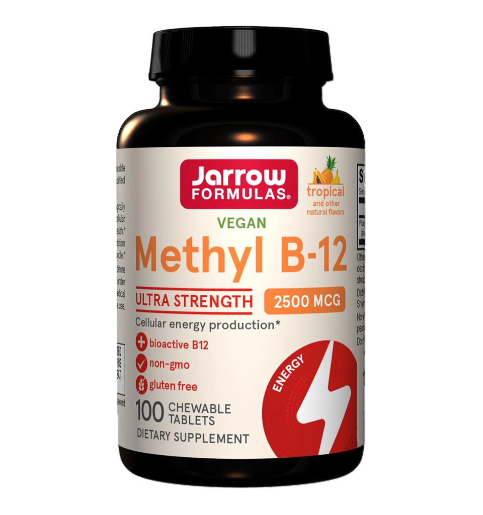 jarrow formulas methyl b 12 2500mcg 100tabl