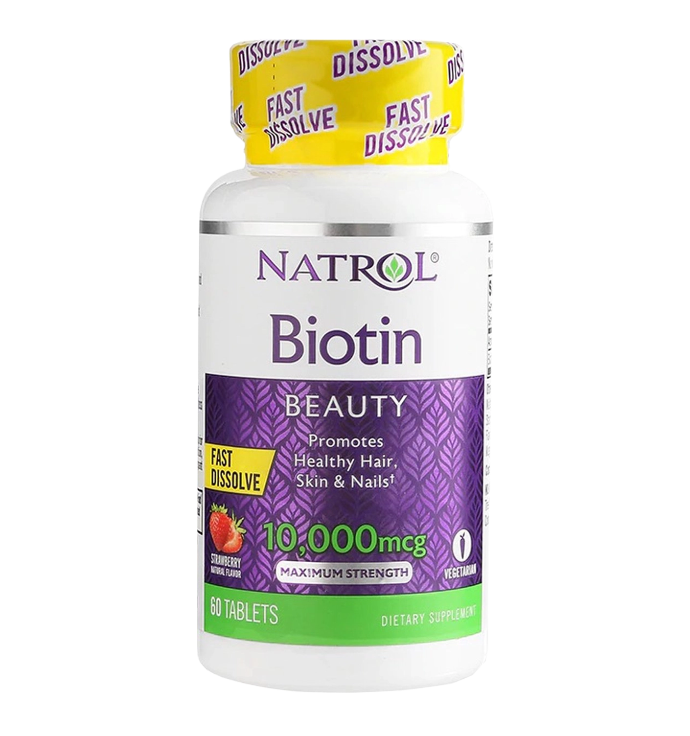 Biotine 10000mcg Fast Disolve - 60 tabl 1 Biotine 10000mcg Fast Disolve - 60 tabl